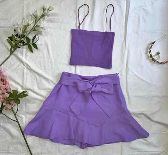 Crop Top & Skirt Sets